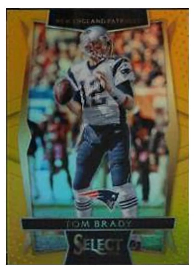 2016 Panini Select Base Set Tom Brady #13 card
