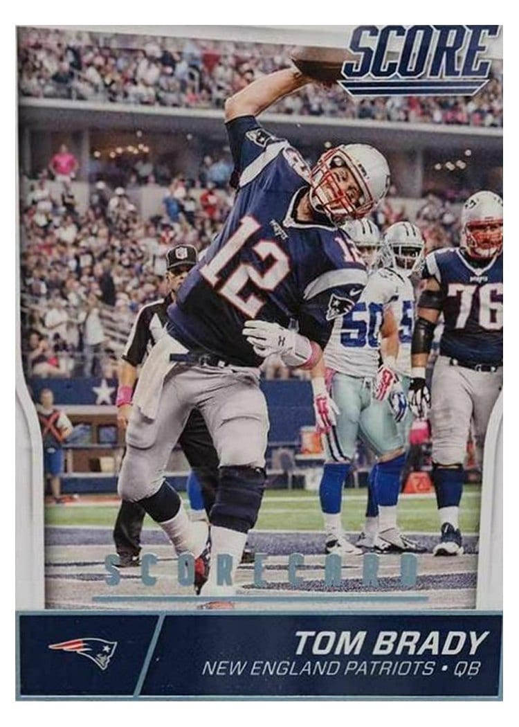 2016 Score Base Set Tom Brady #189 card