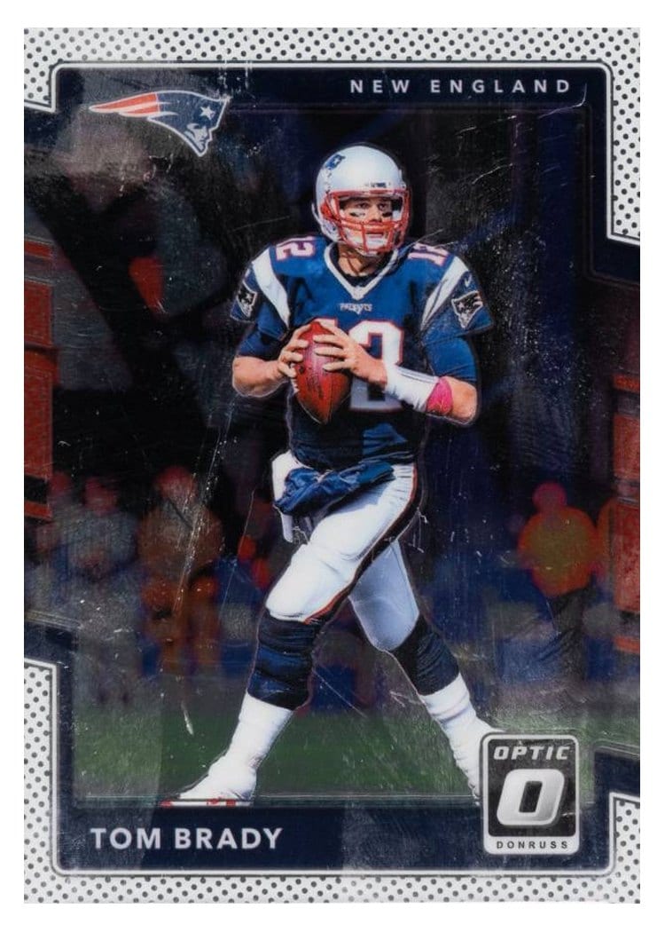 2017 Donruss Optic Base Set Tom Brady #1 card