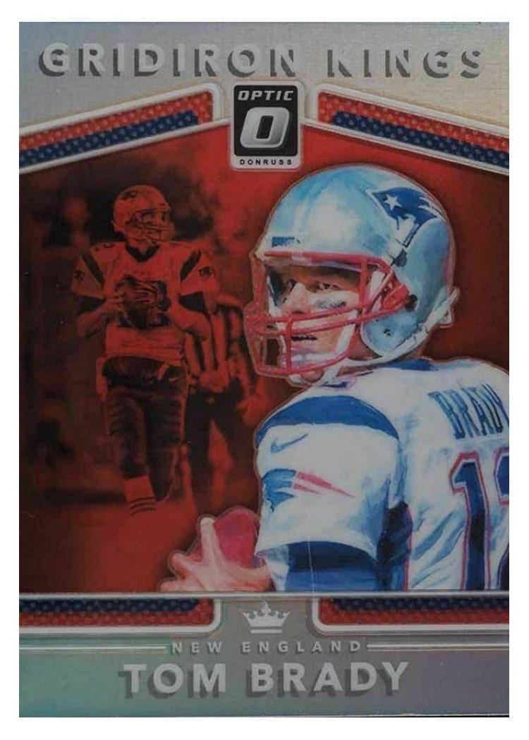 2017 Donruss Optic Gridiron Kings Tom Brady #16 card
