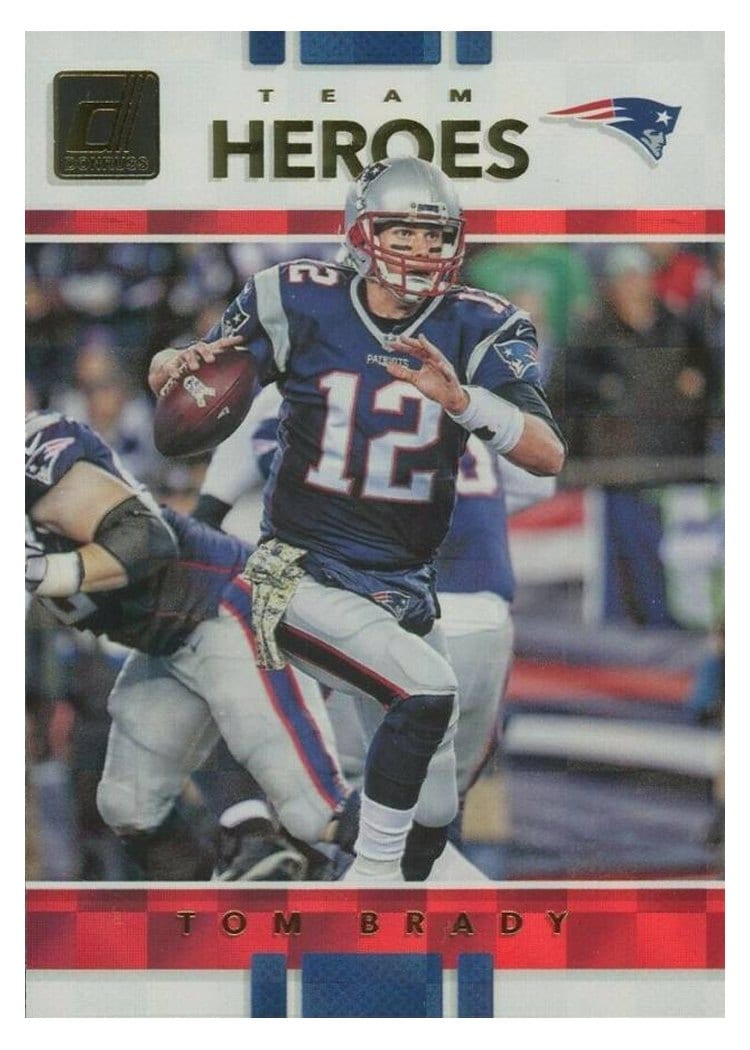 2017 Donruss Team Heroes Tom Brady #6 card
