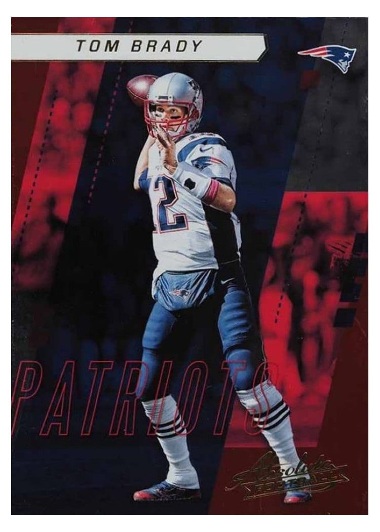 2017 Panini Absolute Base Set Tom Brady #66 card