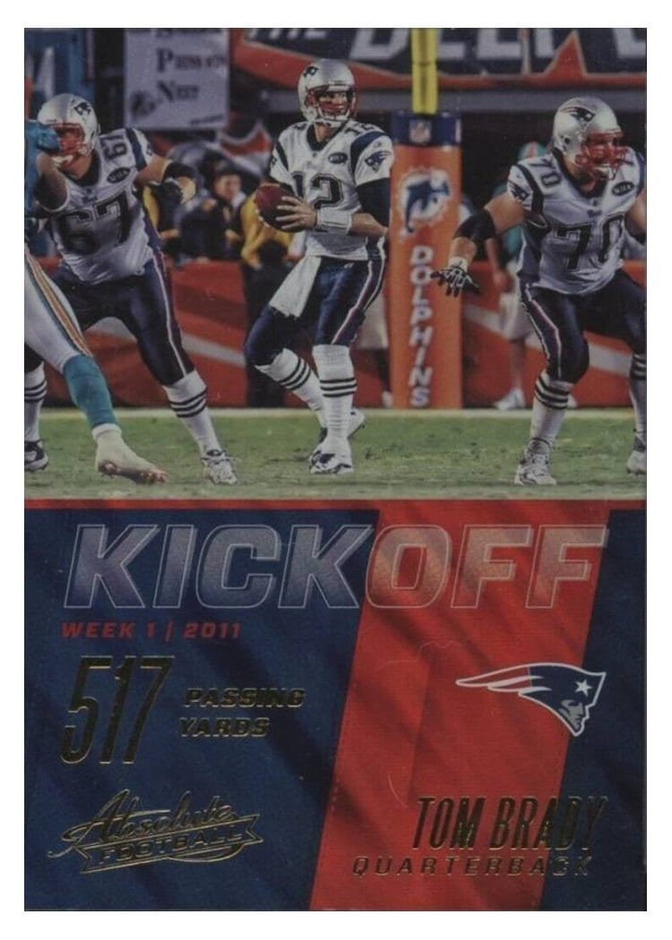 2017 Panini Absolute Kickoff Tom Brady #1 card