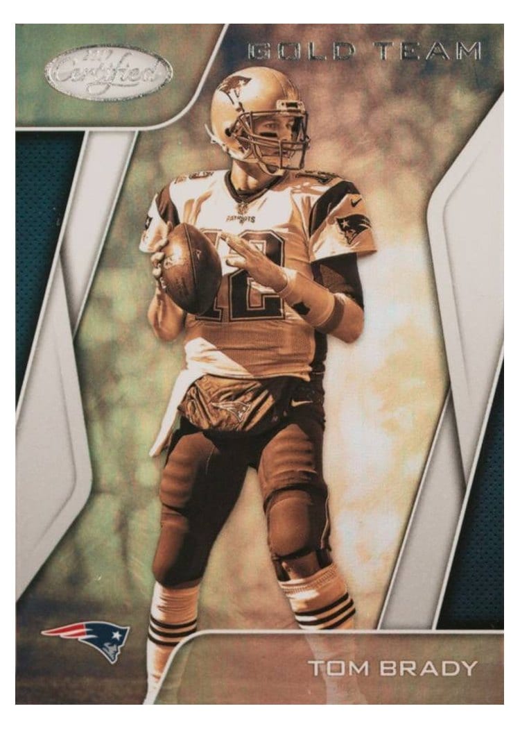 2017 Panini Certified Gold Team Tom Brady #GT-TB card