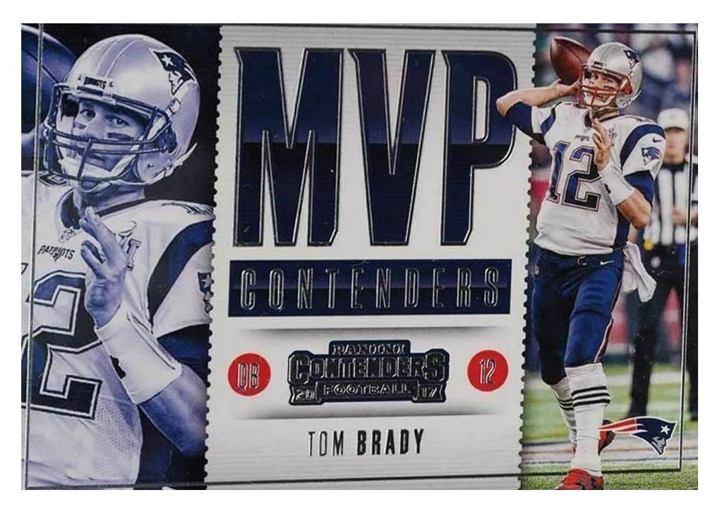 2017 Panini Contenders MVP Contenders Tom Brady #MC-23 card