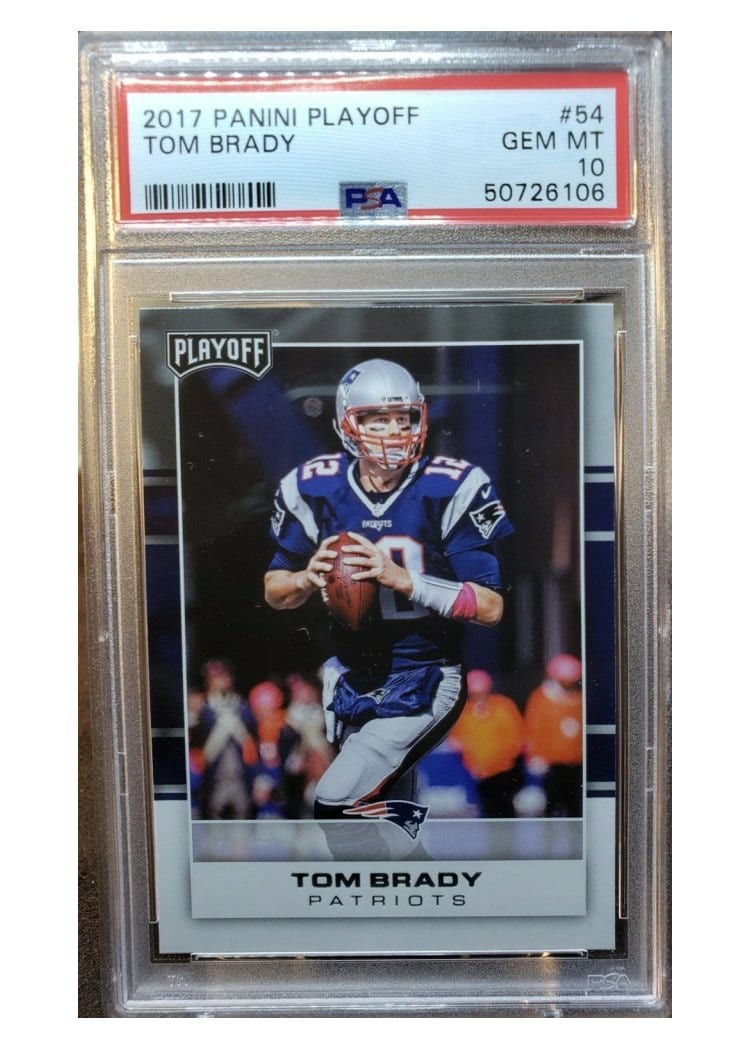 2017 Panini Playoff Base Set Tom Brady #54 card