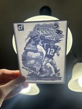 2018 Donruss Downtown Tom Brady card