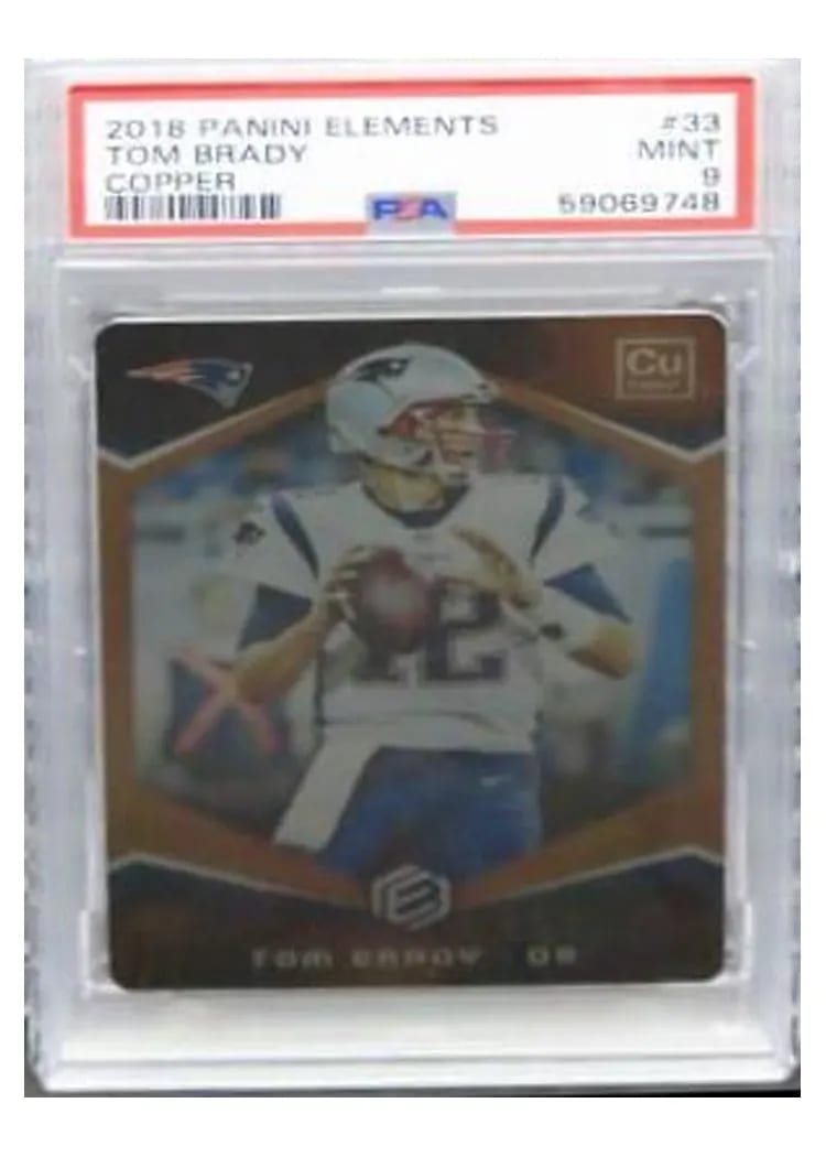 2018 Panini Elements Tom Brady Copper #33