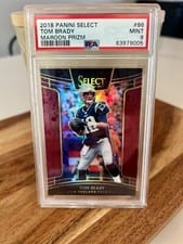 2018 Panini Select Tom Brady #86 card