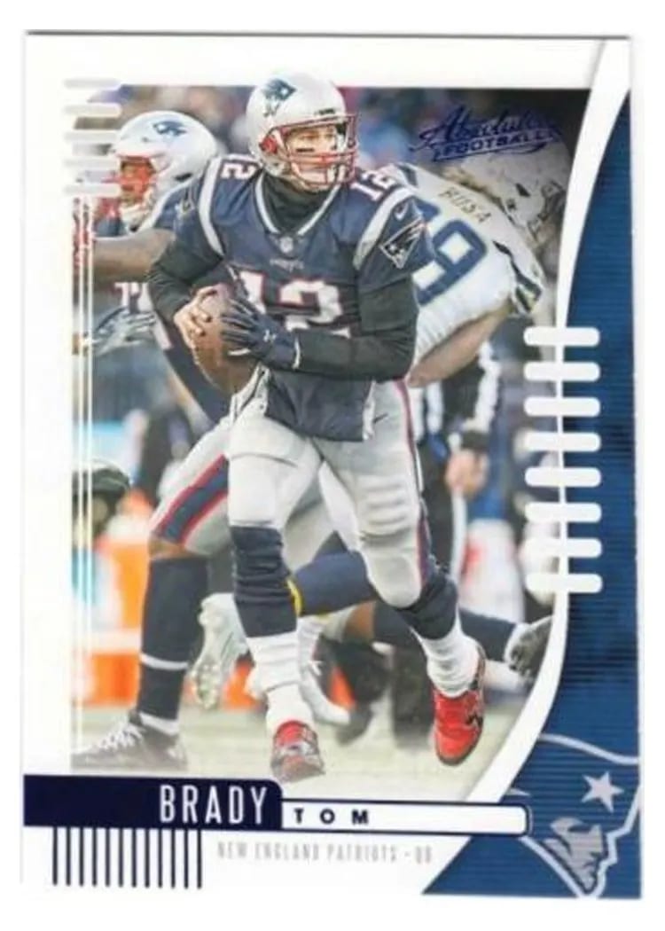 2019 Panini Absolute Base Set Tom Brady #1 card