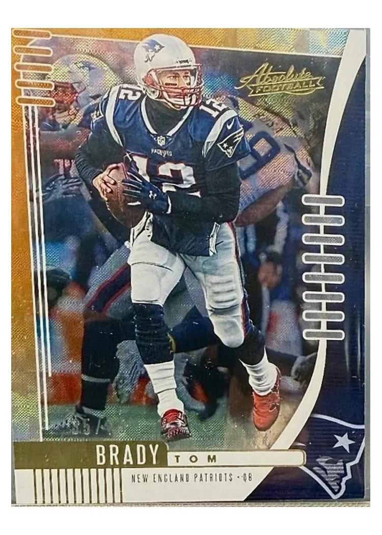 2019 Panini Absolute Base Set Tom Brady #1 card