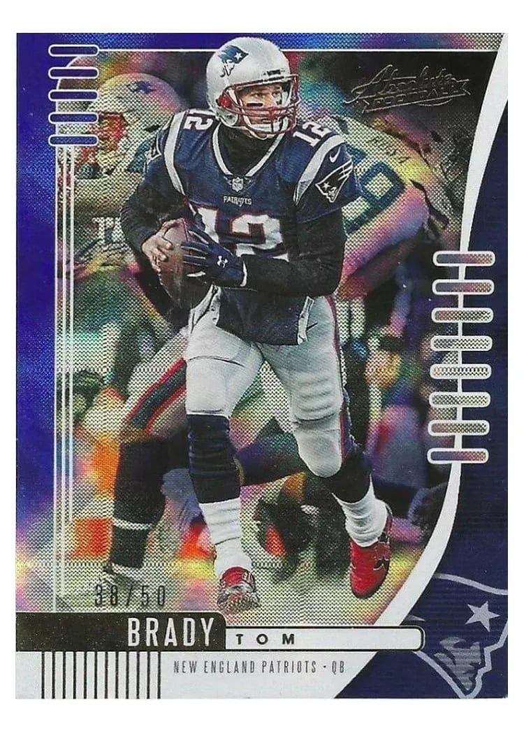 2019 Panini Absolute Base Set Tom Brady #1 card