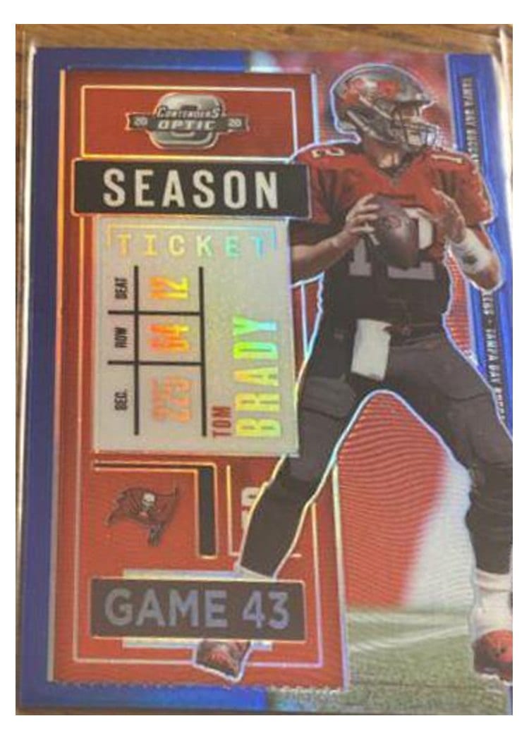 2020 Panini Contenders Optic Base Set Tom Brady #54 card