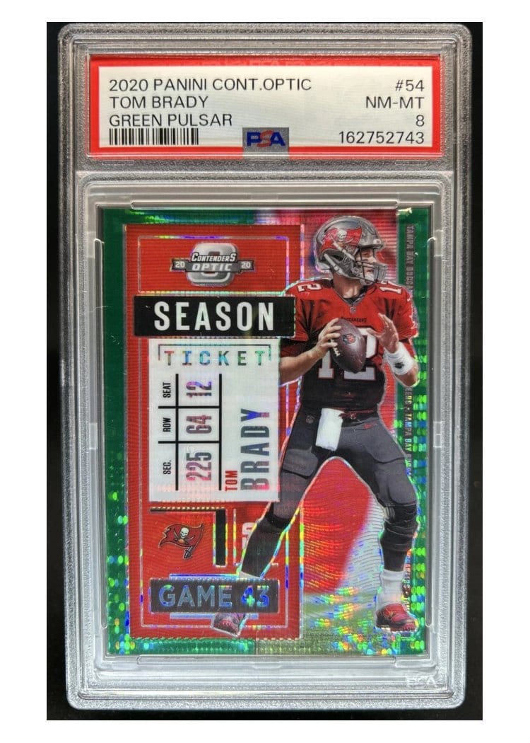 2020 Panini Contenders Optic Base Set Tom Brady #54 card