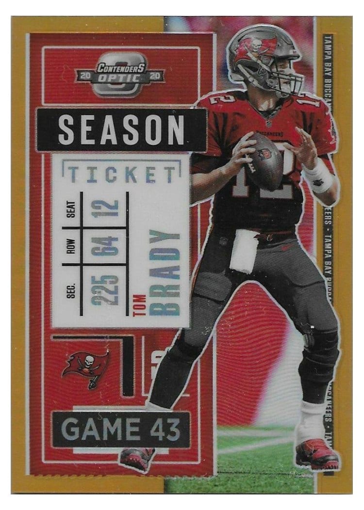 2020 Panini Contenders Optic Base Set Tom Brady #54 card