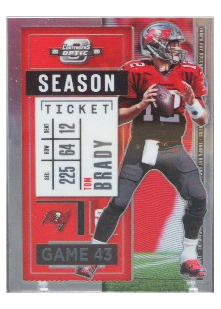 2020 Panini Contenders Optic Base Set Tom Brady #54 card