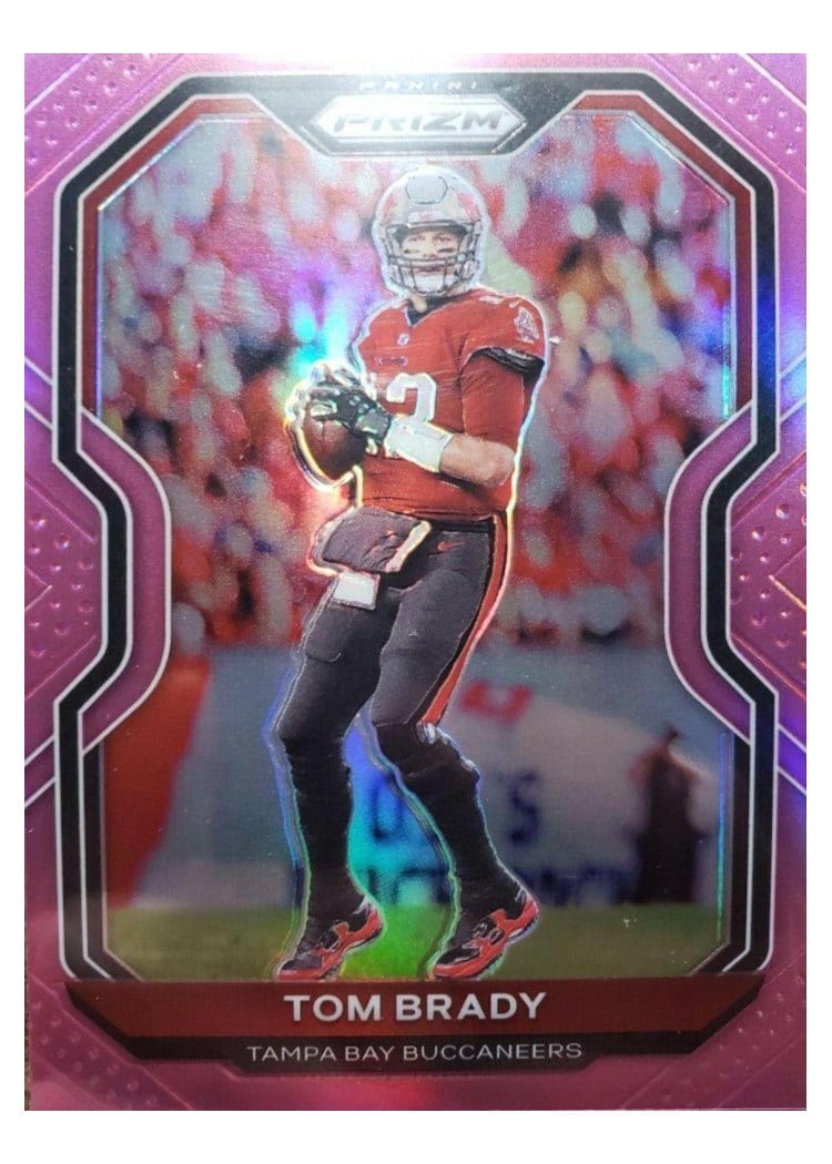 2020 Panini Prizm Tom Brady Pink #255 card