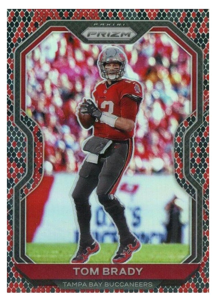 2020 Panini Prizm Tom Brady #255 card