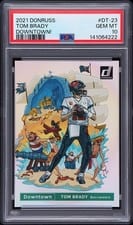 2021 Donruss Downtown Tom Brady #DT-23 card