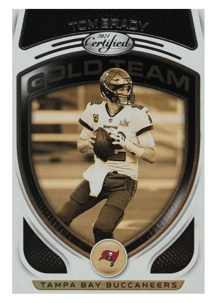 2021 Panini Certified Gold Team Tom Brady #GT-1 card