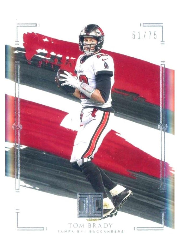 2021 Panini Impeccable Base Set Tom Brady #91 card