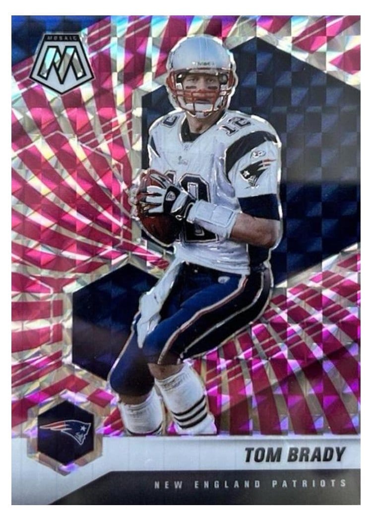 2021 Panini Mosaic Base Set Tom Brady #137 card
