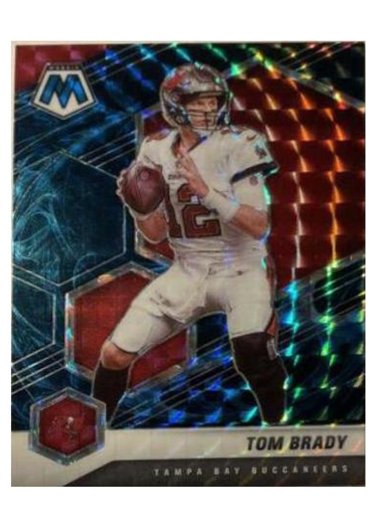 2021 Panini Mosaic Base Set Tom Brady #186 card