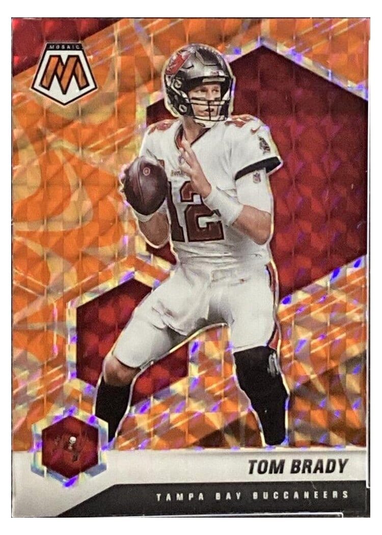 2021 Panini Mosaic Base Set Tom Brady #186 card