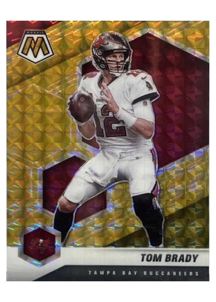 2021 Panini Mosaic Base Set Tom Brady #186 card