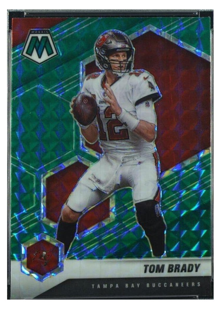 2021 Panini Mosaic Base Set Tom Brady #186 card