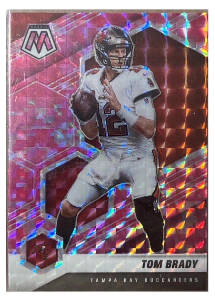 2021 Panini Mosaic Base Set Tom Brady #186 card