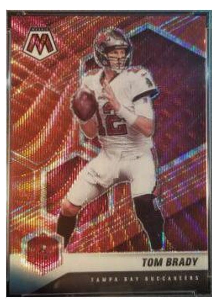 2021 Panini Mosaic Base Set Tom Brady #186 card
