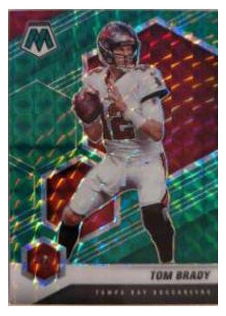 2021 Panini Mosaic Base Set Tom Brady #186 card
