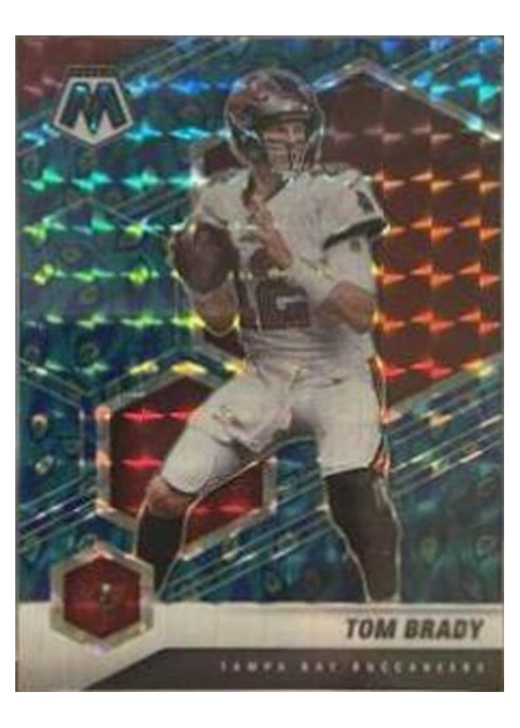 2021 Panini Mosaic Base Set Tom Brady #186 card