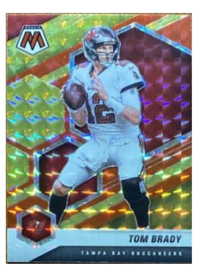2021 Panini Mosaic Base Set Tom Brady #186 card