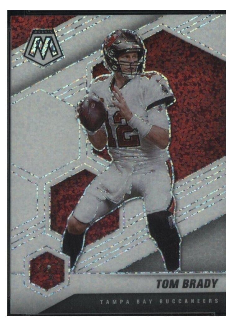 2021 Panini Mosaic Base Set Tom Brady #186 card