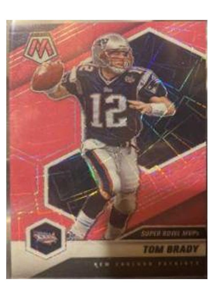 2021 Panini Mosaic Base Set Tom Brady Pink Fluorescent #281 card
