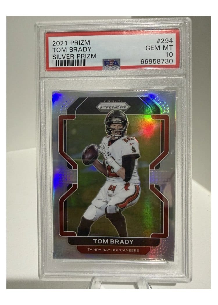 2021 Panini Prizm Tom Brady Silver Prizm #294 card