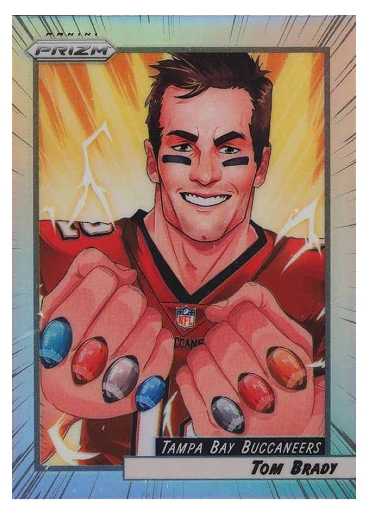 2021 Panini Prizm Manga Tom Brady #M-TB card
