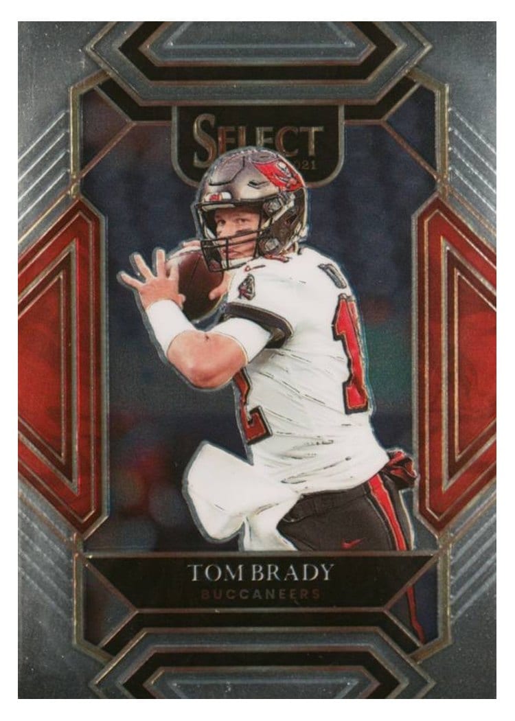 2021 Panini Select Base Set Tom Brady #201 card
