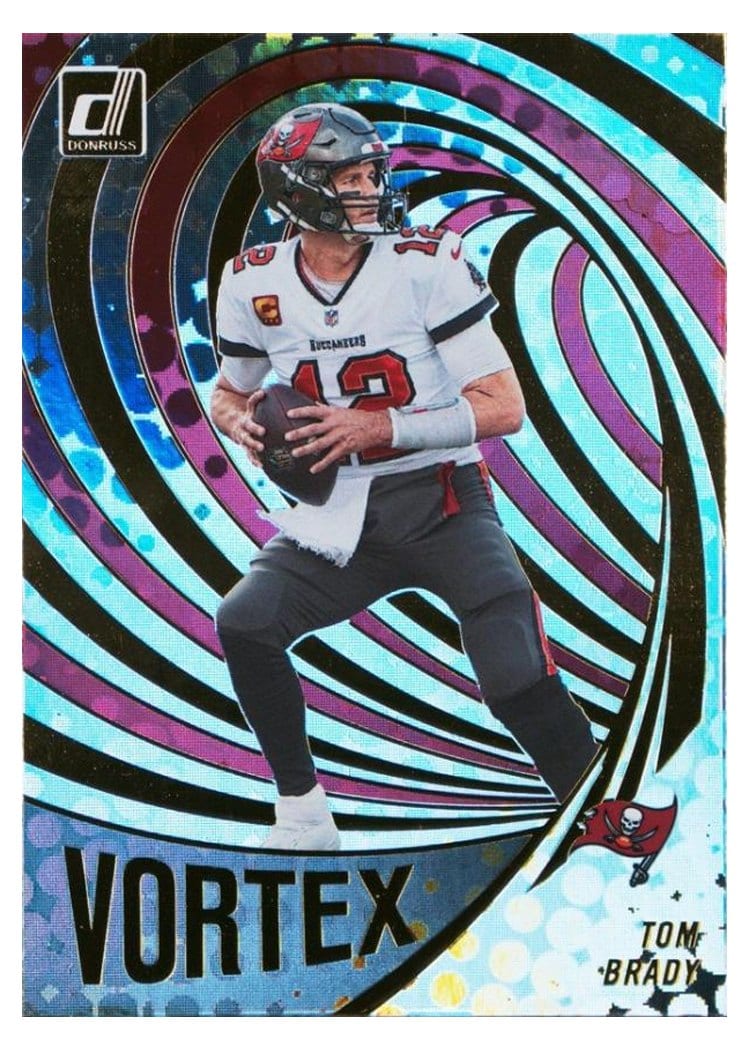 2022 Donruss Vortex Tom Brady #VTX-16 card