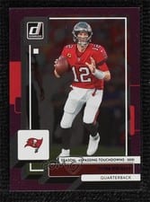 2022 Panini Donruss Tom Brady Season Stat Line #255 card
