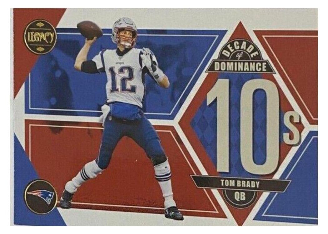 2022 Panini Legacy Decade of Dominance Tom Brady #DD-17 card