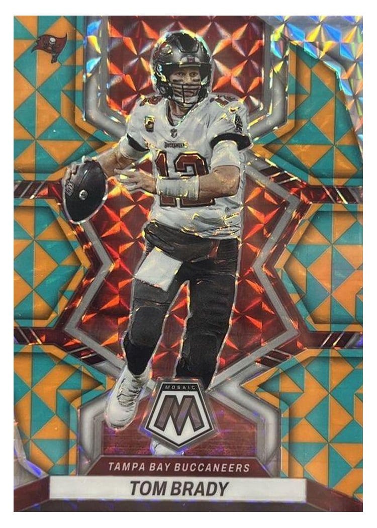 2022 Panini Mosaic Base Set Tom Brady #182 card