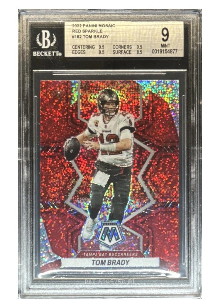 2022 Panini Mosaic Base Set Tom Brady #182 card
