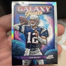 2024 Topps Chrome Cosmic Galaxy Greats Tom Brady #GG-6 card
