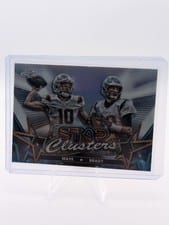 2024 Topps Chrome Cosmic Star Clusters Tom Brady / Drake Maye #SCL-14 card