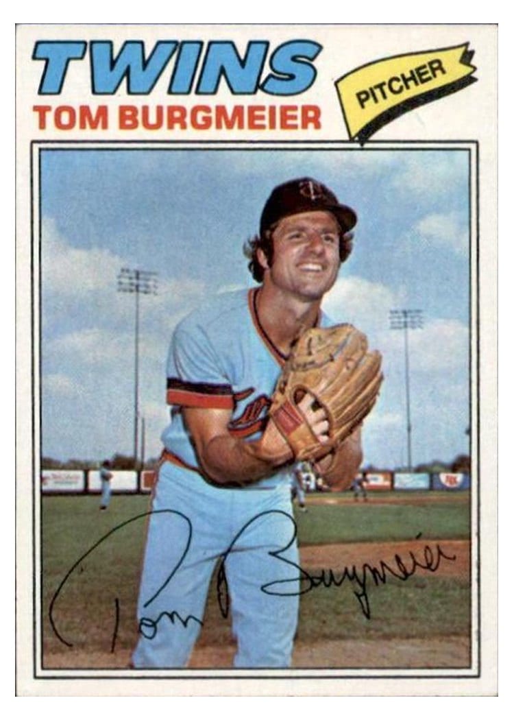 1977 Topps Tom Burgmeier #398 card