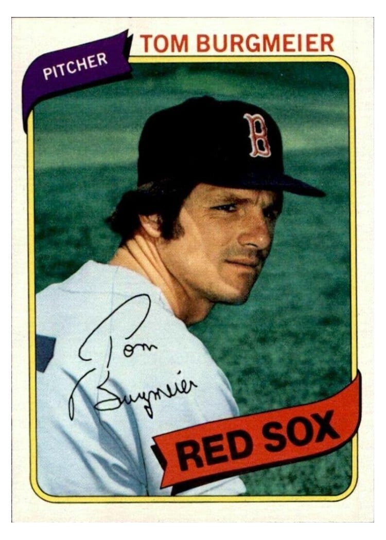 1980 Topps Tom Burgmeier #128 card