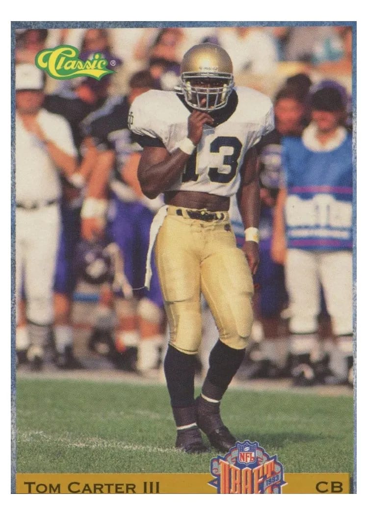 1993 Classic Tom Carter III #67 card
